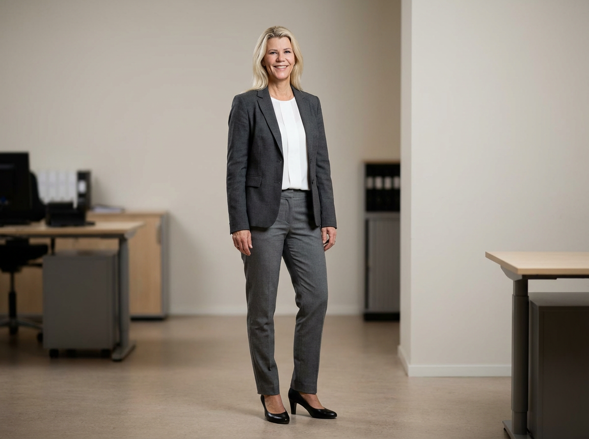 Professionel Grå Blazer