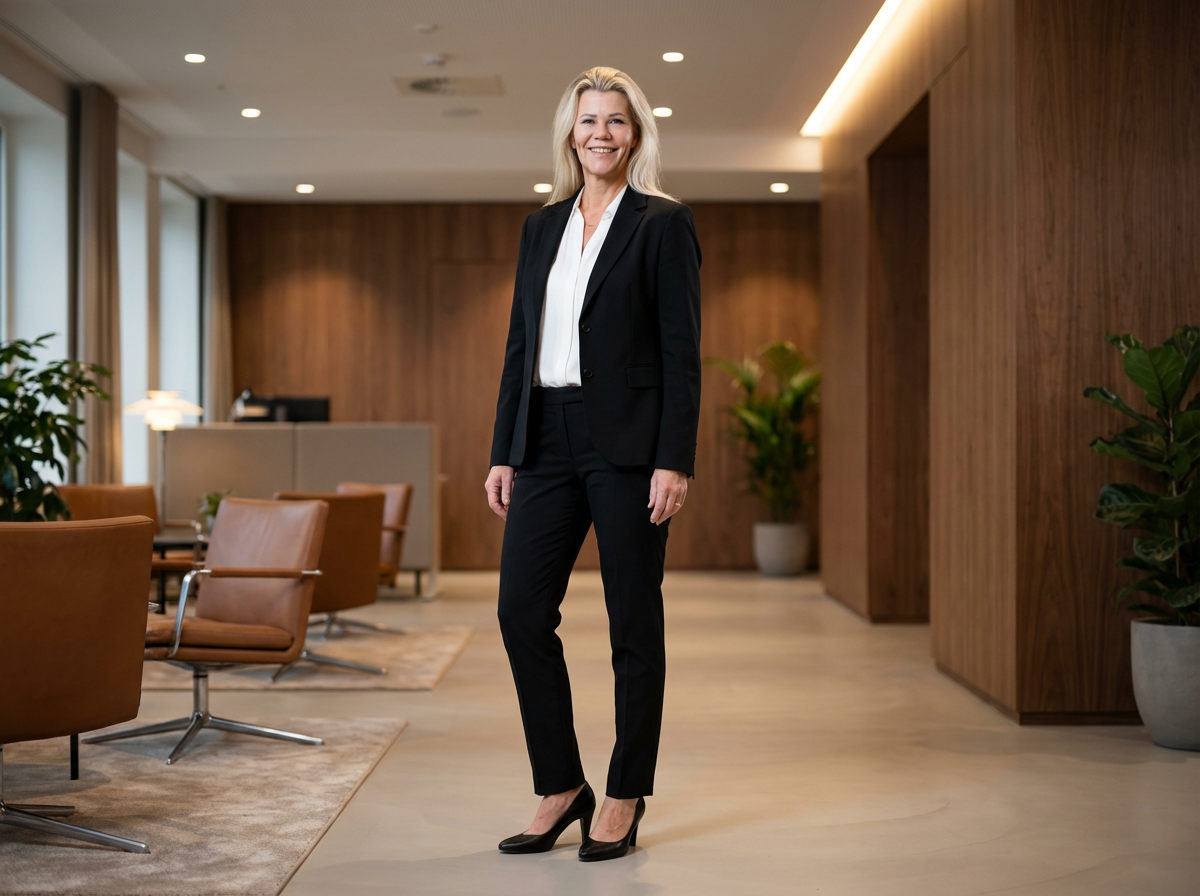 Elegant Sort Jakkesæt